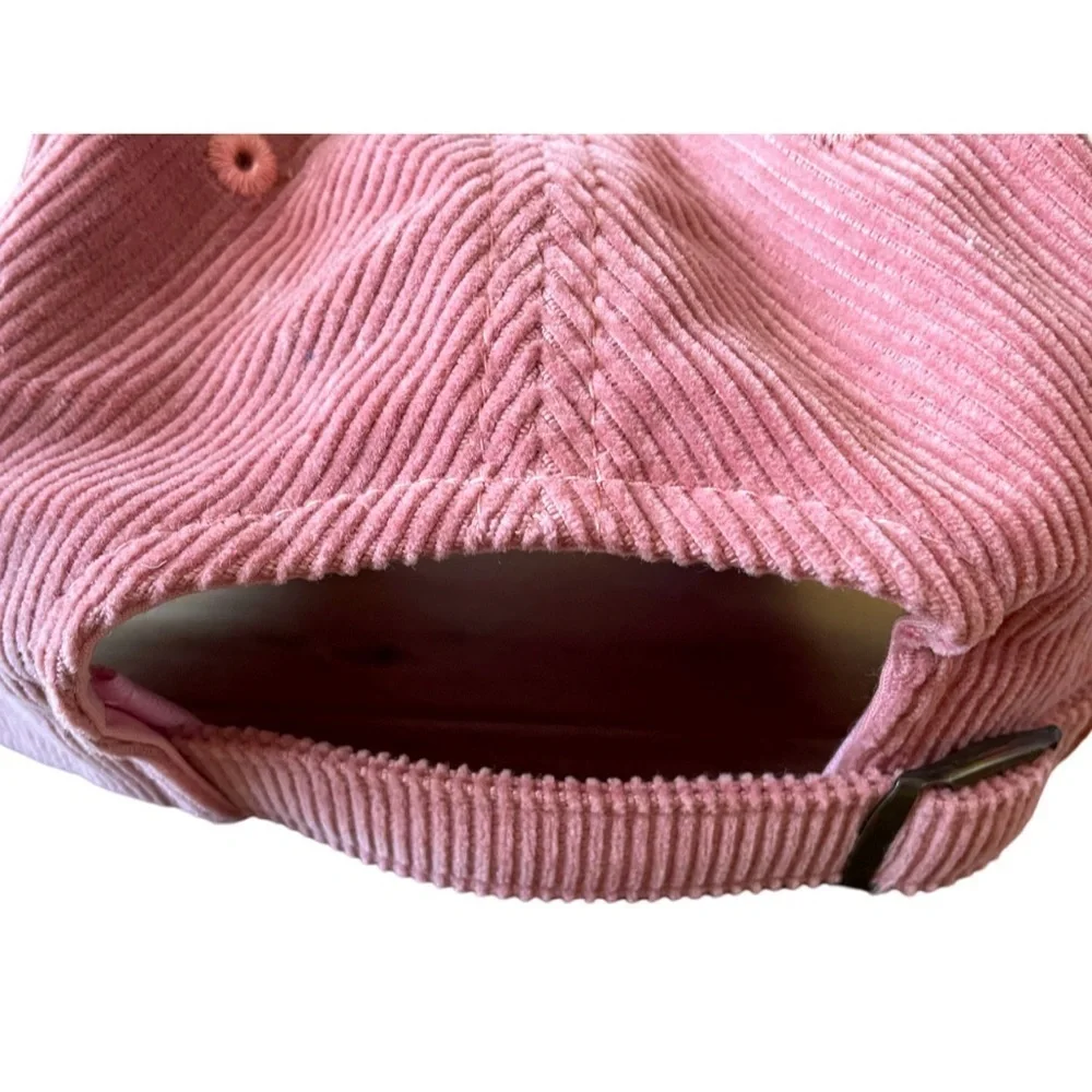 American Needle Pink Corduroy LA Baseball Hat
